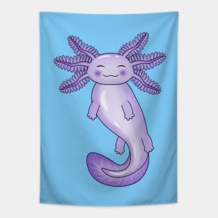 Purple Axolotl Tapestry