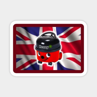 Henry Hoover with UK Flag Magnet