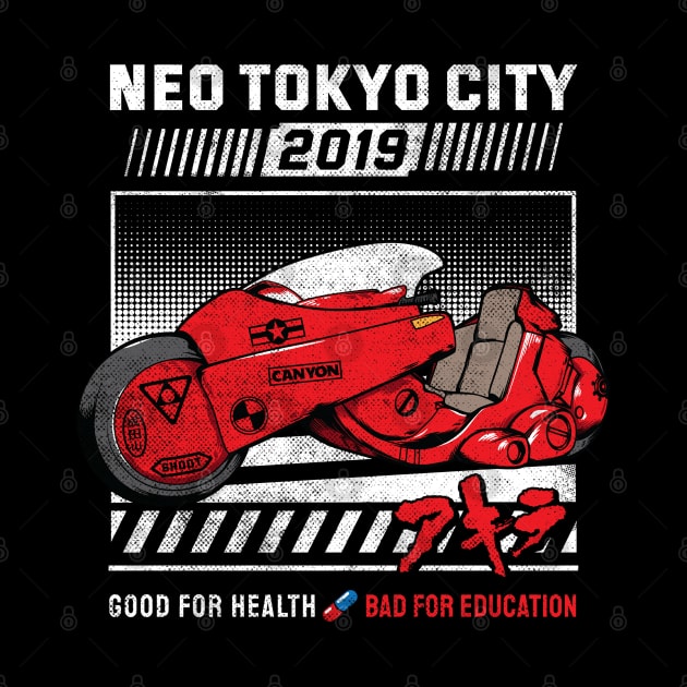 Neo Tokyo Kaneda Bike The Capsules Biker Gang by VerydudeShirt