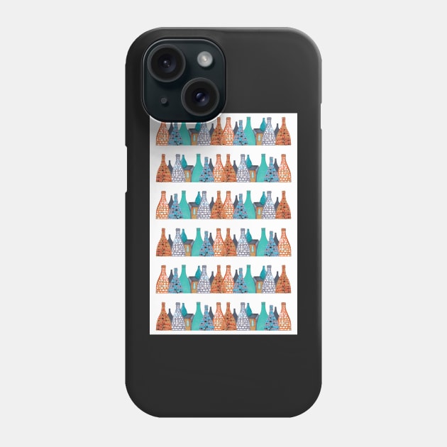 STOKE ON TRENT: COLOURED POT BANKS Phone Case by shelleyjayne