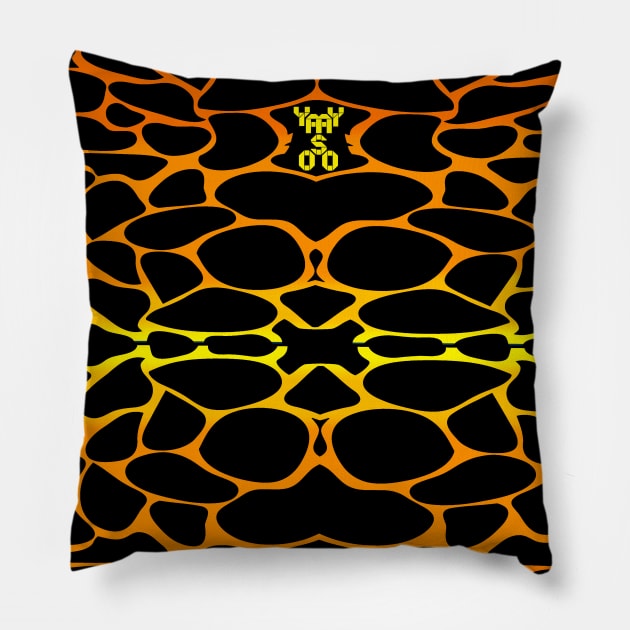 Lava The source of magma YasOOsaY Flame and fire Pillow by YasOOsaY