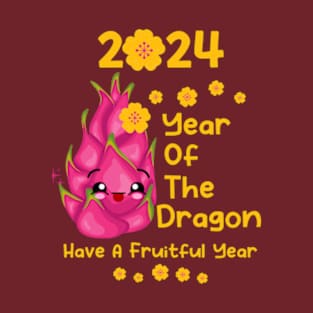 Lunar New Year 2024 The Year Of Dragon 2024 Men Women Kids T-Shirt