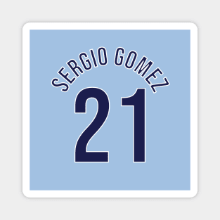 Sergio Gomez 21 Home Kit - 22/23 Season Magnet