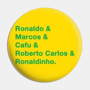 2002 Brazil World Cup Green Pin