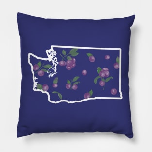 Washington Huckleberries Pillow