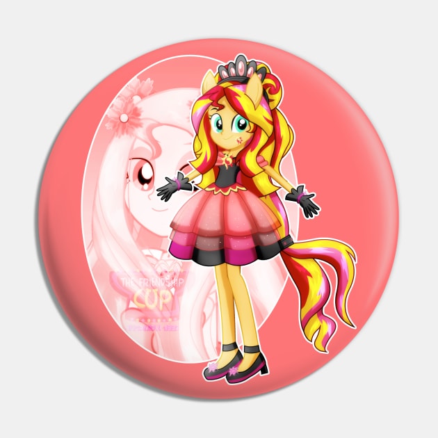 Aphrodite's warrior_Sunset Shimmer Pin by jotakaanimation