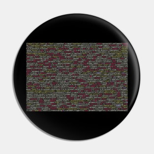 Developer's Terminal Pattern Pin