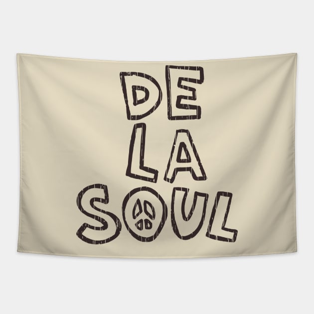 Retro De La Soul - Brown Pencil Tapestry by Brown Pencil