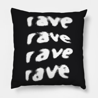 Sad Vibes Only / Glitch Typography Design Pillow