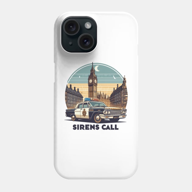 Police Car Phone Case by Vehicles-Art