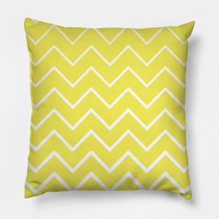 Lemon Yellow Zig Zag Pillow