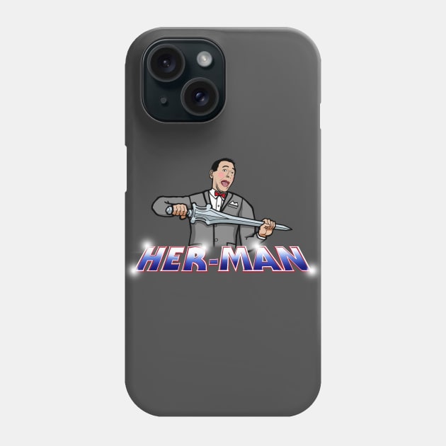 Pee Wee Her-man Master Of The Playhouse Phone Case by scottsherwood