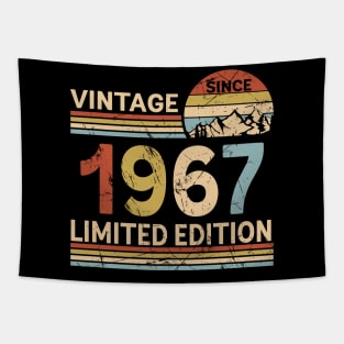 Vintage Since 1967 Limited Edition 56th Birthday Gift Vintage Men's Tapestry