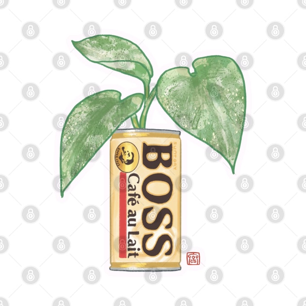 Pothos in a Boss Can by aMIYAKOm