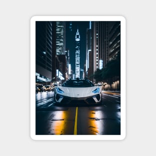 Chicago Night Ride Magnet