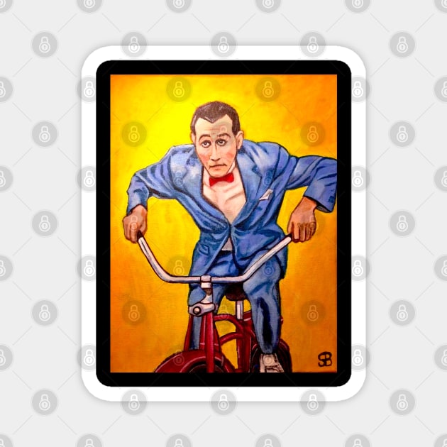 Peewee Herman Magnet by StewStudio