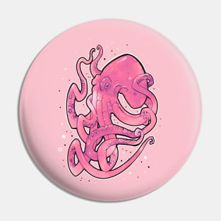 octopus pink and purple Pin