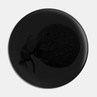 Dung Beetle Rolling Dung Ball African Wildlife Pin