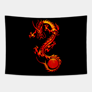 Dragon basketball player Tapestry