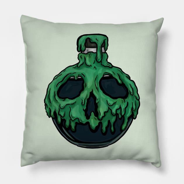 Poison Bottle Pillow by Jewelia