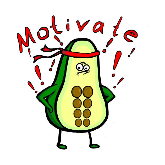 Motivation avocado by ShenjyArt