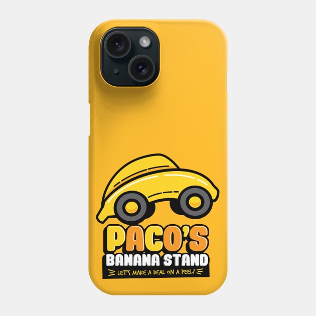 Paco's Banana Stand Phone Case by jepegdesign