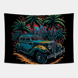 Vintage car Tapestry