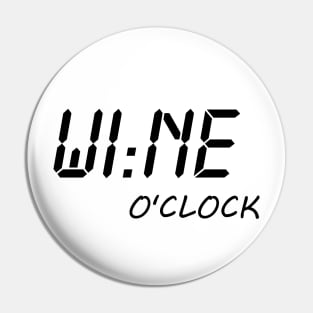 Wine O'clock Pin