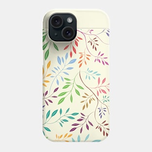 Vine pattern in colors Phone Case