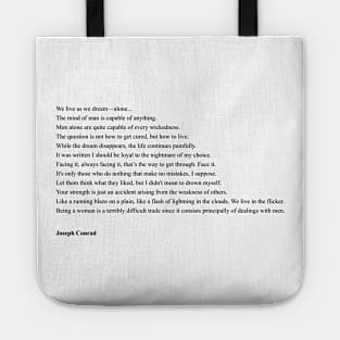 Joseph Conrad Quotes Tote