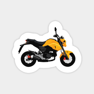 Motorcycle Honda Grom Orange 2020 Magnet