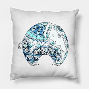 Decorated Indian Elephant Pillow