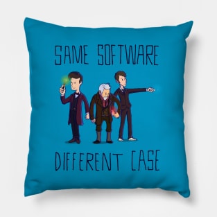 Same Software Different Case Pillow