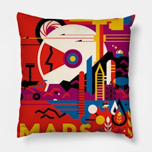 Mars NASA Artwork Pillow