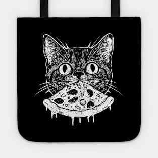 Pizza Cat Funny Tote