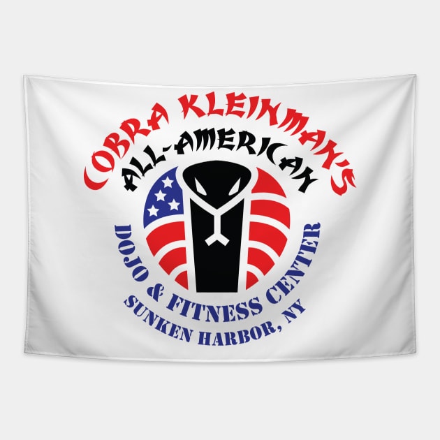 Cobra Kleinman's All-American Dojo! Tapestry by Fireside Mystery Theatre