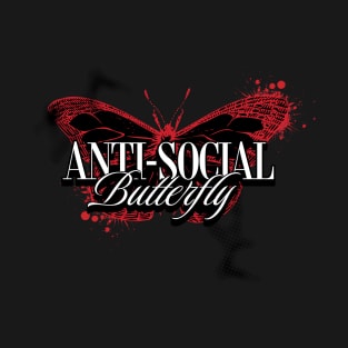 Anti-Social Butterfly. T-Shirt