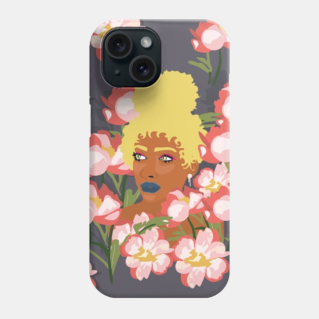 Flower girl remix Phone Case by phathudesigns 