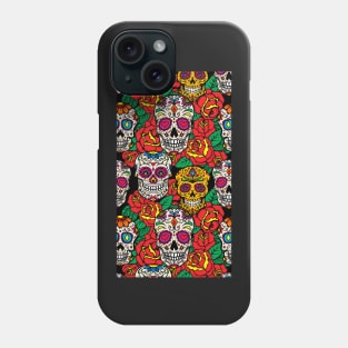 Los muertos Skull Pattern Phone Case