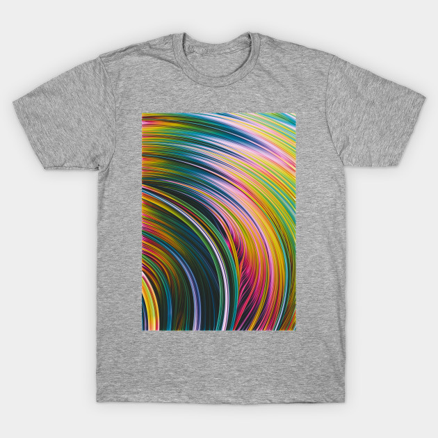 Super Strands Colorful Abstract Design Abstract T Shirt
