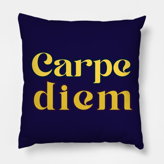 Copy of Carpe diem Pillow by artbleed