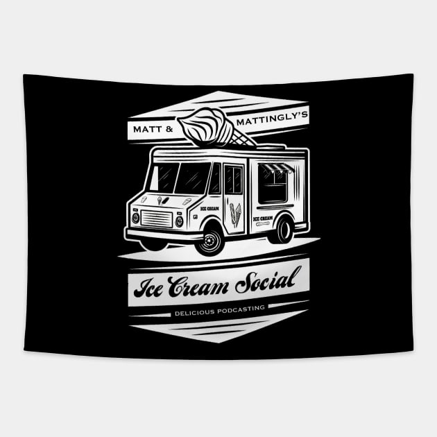 ICS Ice Cream Truck Tapestry by Matt and Mattinglys Ice Cream Social