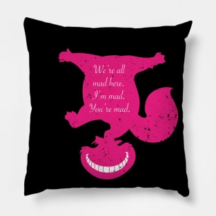 Cheshire Quote Pillow