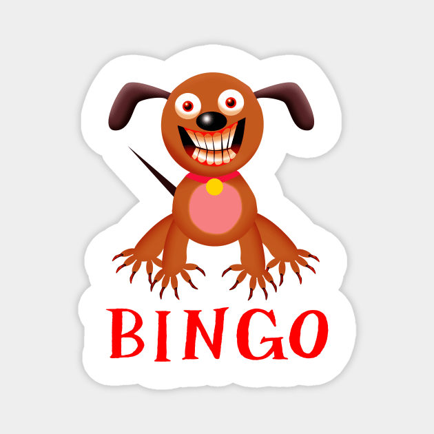 Bingo Magnet by Wickedcartoons