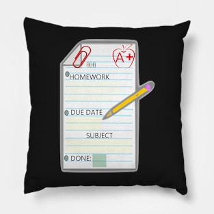 STICKERS: HOMEWORK STICKERS, NOTEBOOKS & JOURNALS BACK TO SCHOOL Pillow