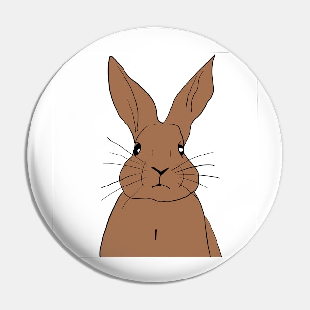 Fawn Brown Rabbit Pin by Noamdelf06