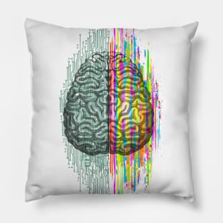 The Mind - Brain Dichotomy Pillow