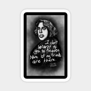 Oscar Wilde Drawing Magnet