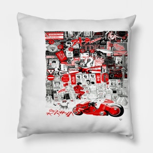 Akira VS Blade Runner Pillow