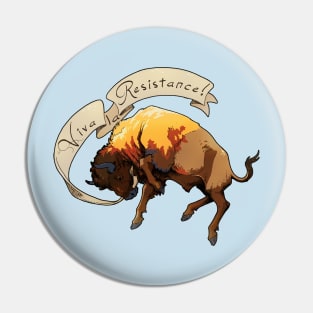 Resistance Bison Pin